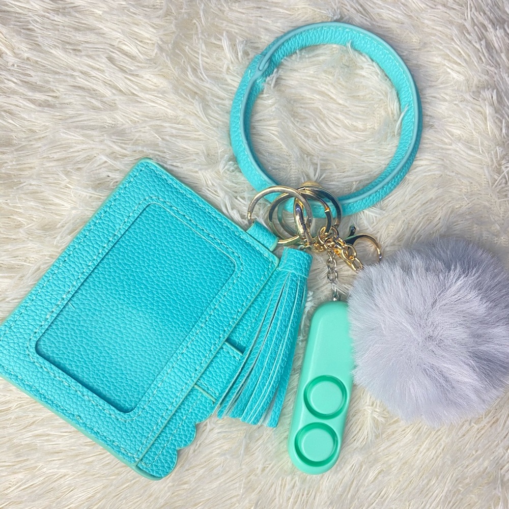 Turquoise Wristlet Keychain